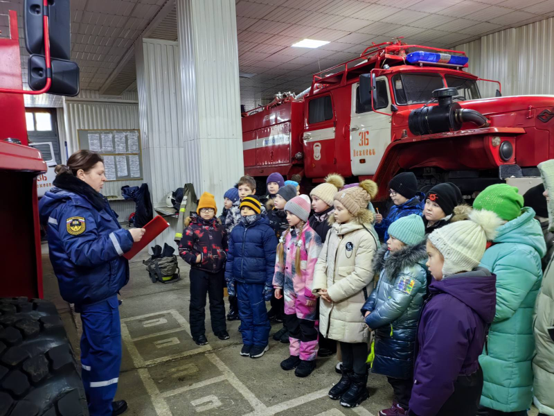 Экскурсия в пожарную часть.